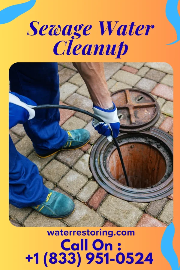 Sewage Water Cleanup in East Newark, NJ